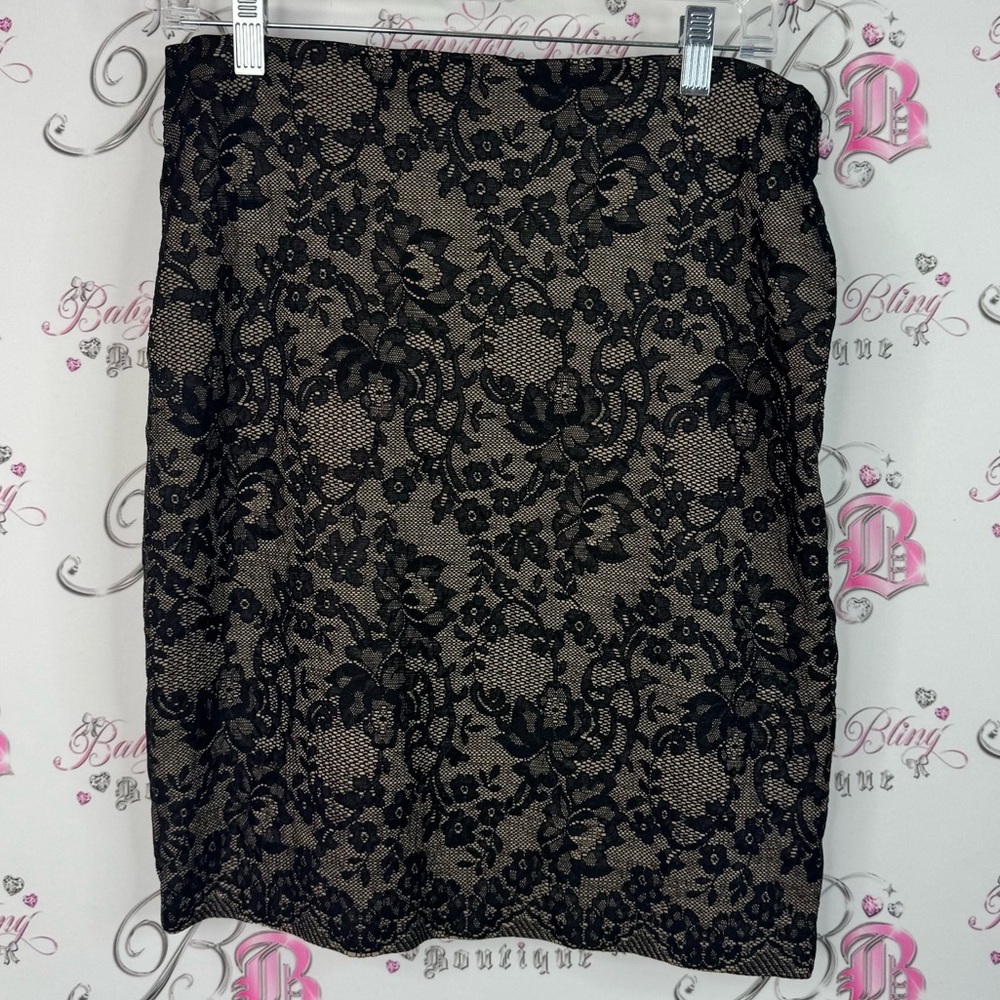 Brenda beddome skirt Lacie cream Chic Black Lace Pencil Skirt